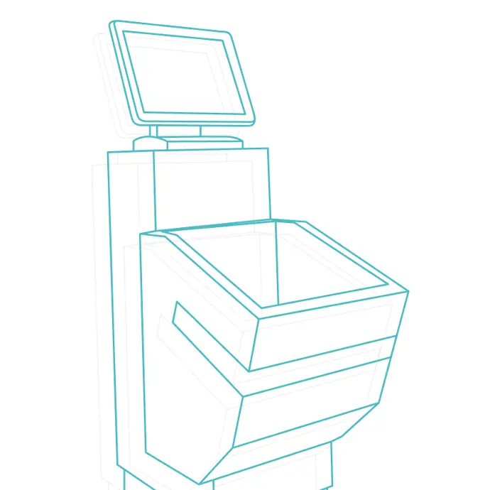 Selfcheckout RFID de Henutsen Selfcheckout RFID de Henutsen a la medida