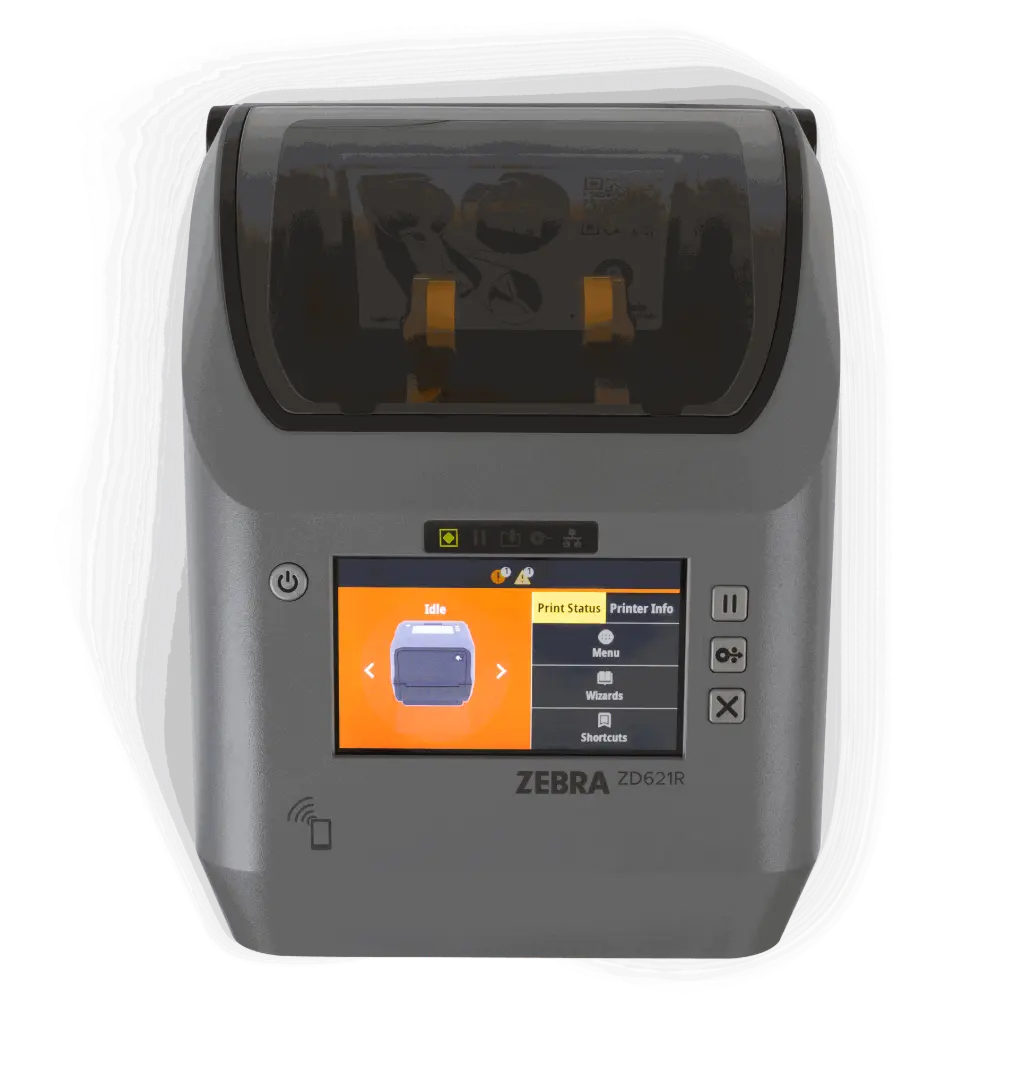 Impresora RFID Zebra ZD621R Top