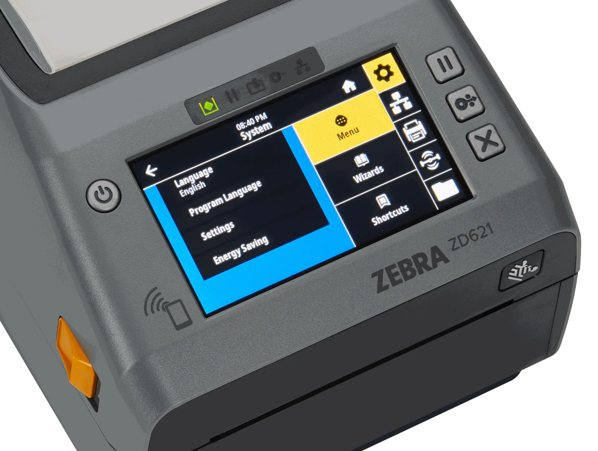 Impresora RFID Zebra ZD621R Screen